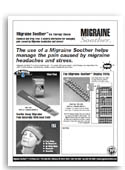 Natural Ice Migraine Soother sell sheet.