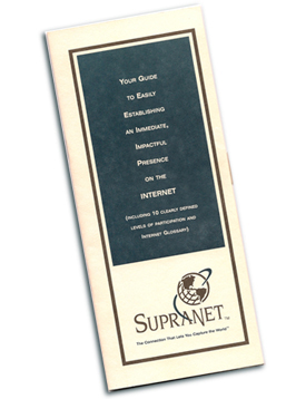 SupraNet Communications educational brochure.