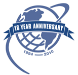 SupraNet Communications' 16th anniversary symbol.