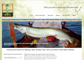 Fishing.info website.