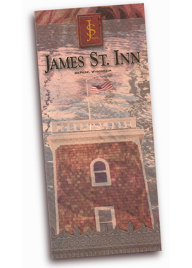 James Street Inn trifold brochure.