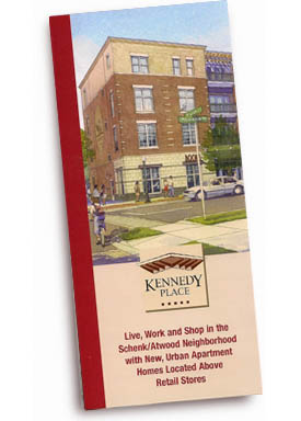 Kennedy Place Apartments trifold brochure.