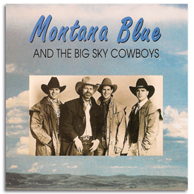 Montana Blue CD jewel case insert.