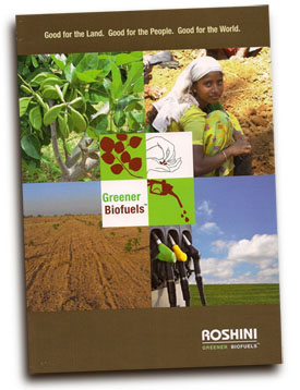 Roshini Greener Biofuels brochure.