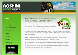 Roshini International website.