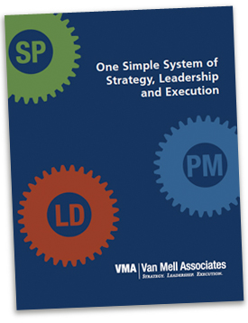 Van Mell Associates tri-fold brochure.